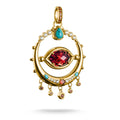 Pendant with Red Zirconia Stone Elyndra | THOMAS SABO Australia