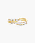 Ania Haie Gold Spiral Pave Adjustable Ring R079-01G