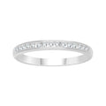 0.15ct Diamond Channel Set Band in 9K White Gold