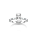 Ring with Silver HARIBO goldbear and zirconia |The Jewellery Boutique Australia