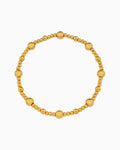 Solara Stretch Beaded Bracelet in Gold | Zoe Olivia Jewellery Australia