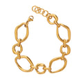 Muse Gold Organic Shaped Bracelet