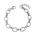 Muse Silver Large Intermittent Link Bracelet