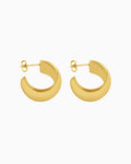 Cascada Chunky Huggie Hoops | Zoe Olivia Jewellery Australia