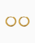 Essentials Medium Tubular Classic Hoops | Zoe Olivia Jewellery Australia