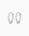 Muse Silver Twist Earrings