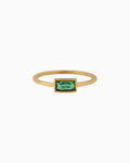 Aurora Dainty Baguette Cubic Zirconia Ring | Zoe Olivia Jewellery Australia