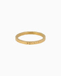 Escarpment Thin Rough Hammered Ring | Zoe Olivia Jewellery Australia