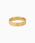 Stars Thick Cubic Zirconia Star Ring | Zoe Olivia Jewellery Australia