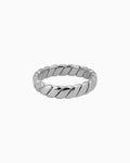 Essentials Polished Braided Ring | Zoe Olivia Jewellery Australia