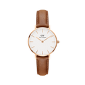 Petite 28 Durham Rose Gold & White Watch