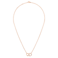 Classic Lumine Unity Necklace Rose Gold