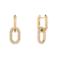 Crystal Link Earrings G