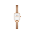 Daniel Wellington Quadro Mini 15x18 Melrose RG White Watch