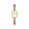 Daniel Wellington Quadro Mini 15x18 Evergold G White Watch