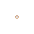 Crystal Single Stud Gold