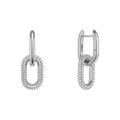 Crystal Link Earrings S