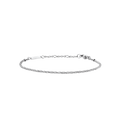 Daniel Wellington Elan Twisted Chain Bracelet Silver