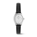 Daniel Wellington Ophelia Mini Black Lizard White Guilloché Silver | The Jewellery Boutique