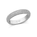 Pave Ring Silver 5 mm