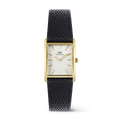Daniel Wellington Bound Black Lizard Guilloché Gold | The Jewellery Boutique