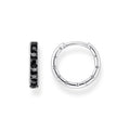 Heritage Black Stones Hoop Earrings | The Jewellery Boutique