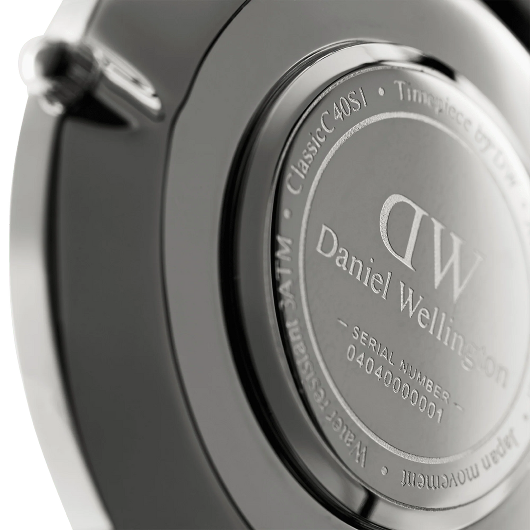 Daniel Wellington Classic 40 St Mawes Silver & White Watch