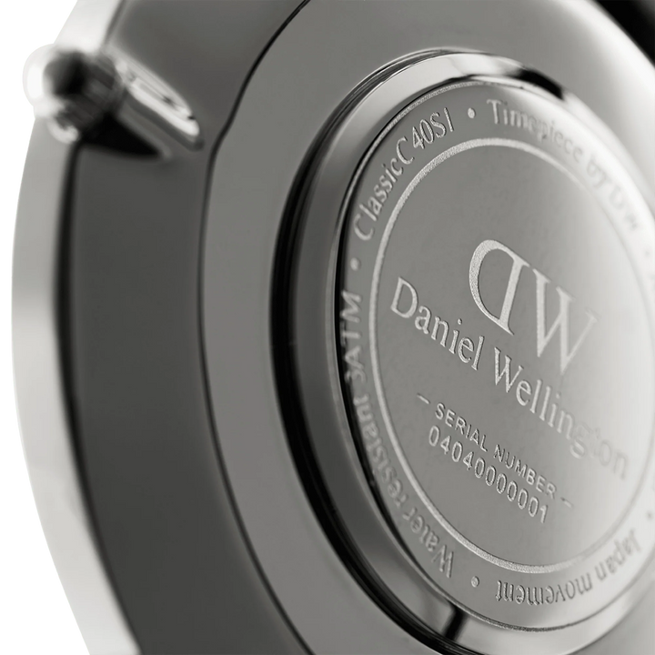 Daniel Wellington Classic 40 St Mawes Silver & White Watch