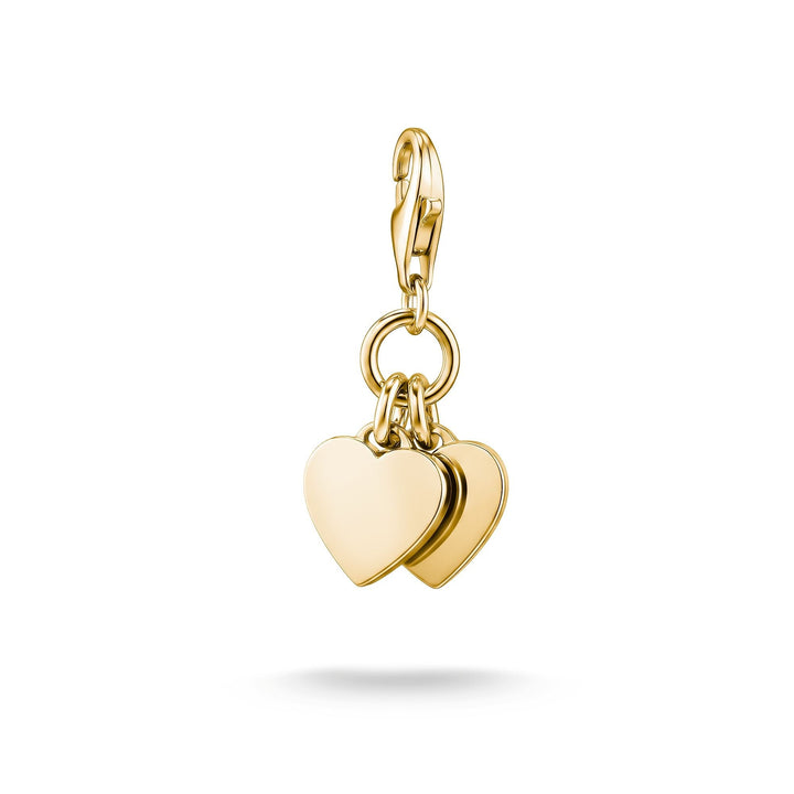 THOMAS SABO Gold-Plated Palm Tree Charm with White Zirconia
