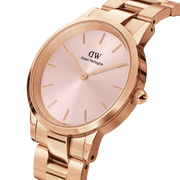 Daniel Wellington Iconic Link 32 Rose Gold & Light Pink Watch
