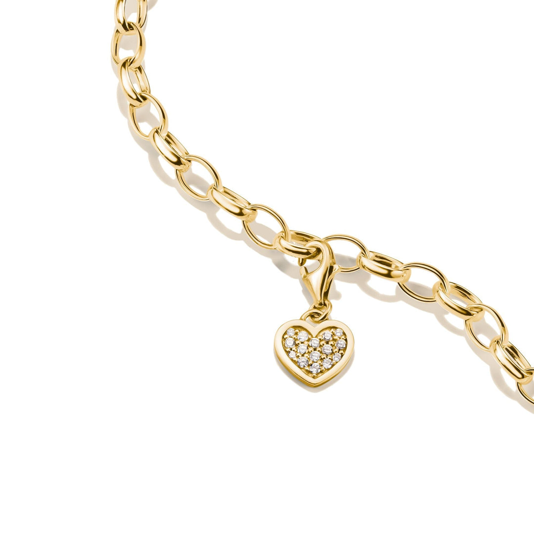 THOMAS SABO Gold-Tone Stainless Steel Snake Chain Necklace 4mm