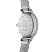 Daniel Wellington Petite 24 Pressed Sterling Silver & White Watch