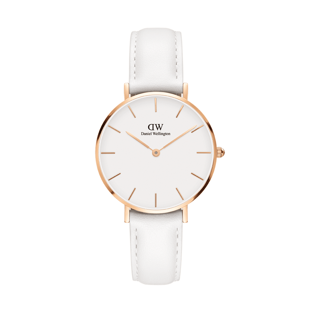 Daniel Wellington Petite 32 Bondi Rose Gold & White Watch