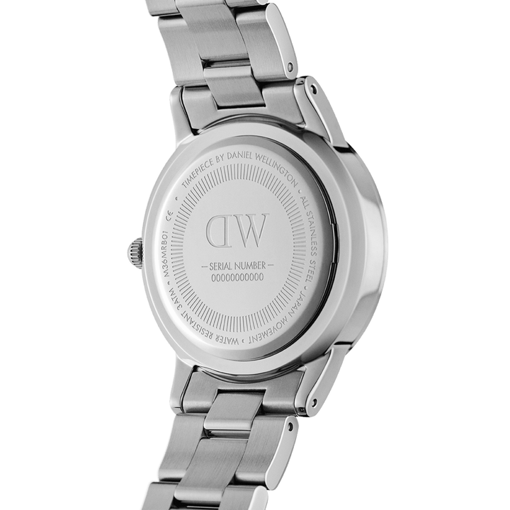 Daniel Wellington Iconic Link 40 Silver & Black Watch