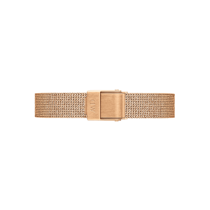 Daniel Wellington Quadro 20X26 Pressed Melrose Rose Gold & Green Watch