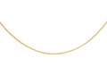 9K Yellow Gold Mini Round Snake Chain
