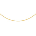 9K Yellow Gold 22 Diamond Cut Box Chain 50cm