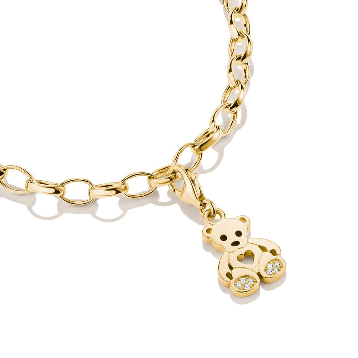 THOMAS SABO Gold-Tone Stainless Steel Snake Chain Necklace 4mm