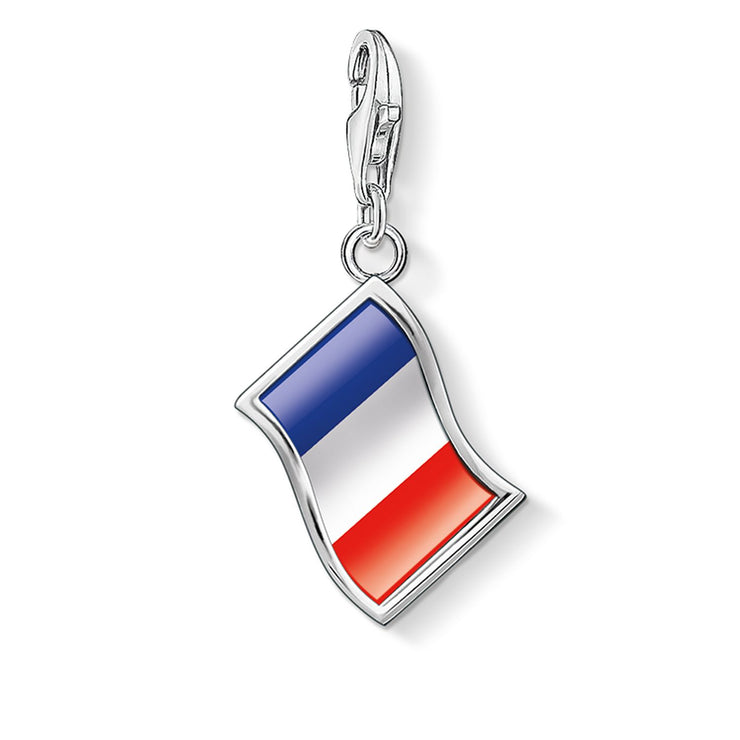 THOMAS SABO Charm Pendant in French National Flag Design