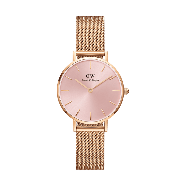 Daniel Wellington Petite 32 Melrose Rose Gold & Light Pink Watch