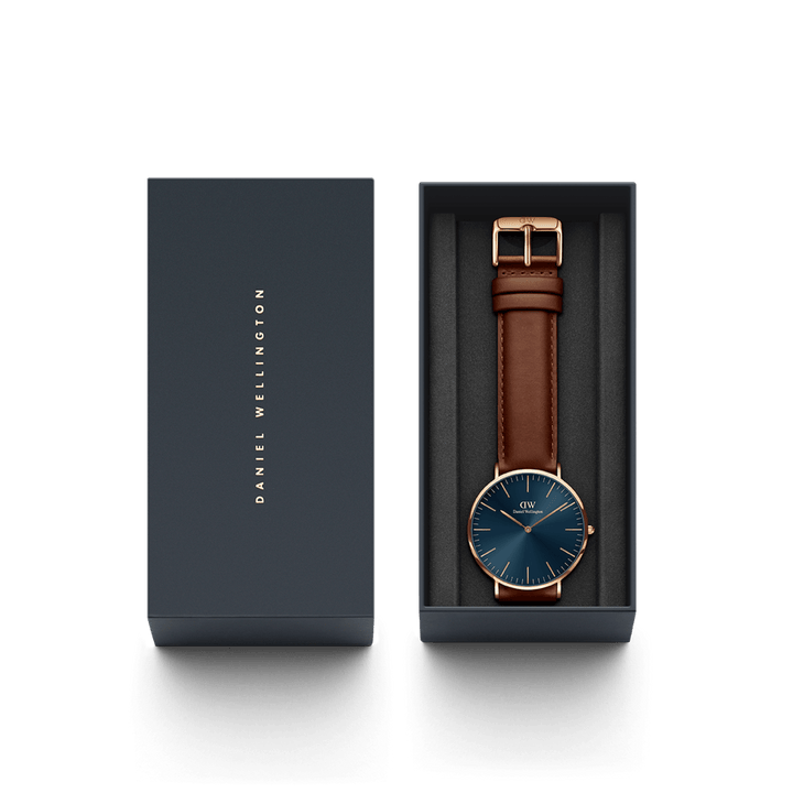 Daniel Wellington Classic 40 St Mawes Rose Gold Arctic Watch