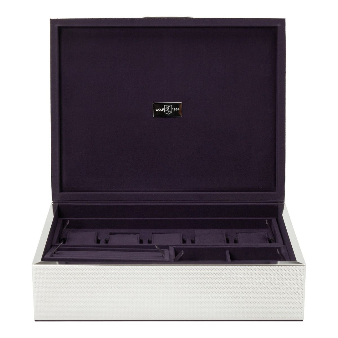 Wolf Silver Large Keepsake Box