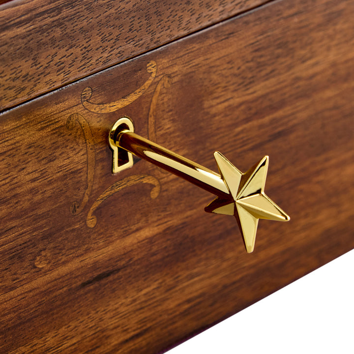 Ballet Musical Jewellery Box - Cinderella Walnut Wood