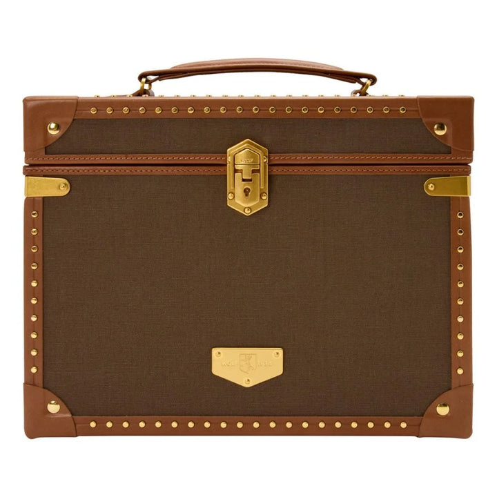 Wolf Ida Trunk Jewellery Box Khaki