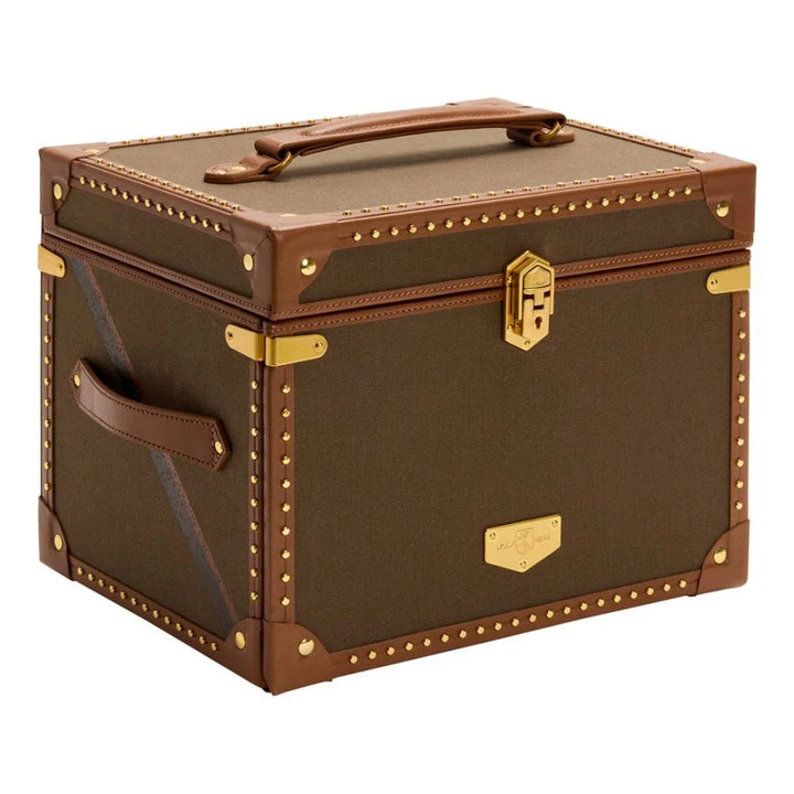 Wolf Ida Trunk Jewellery Box Khaki