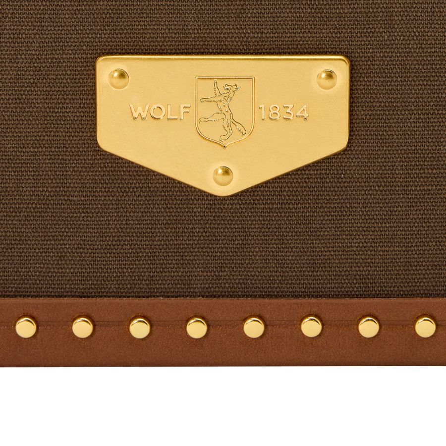 Wolf Ida Trunk Jewellery Box Khaki