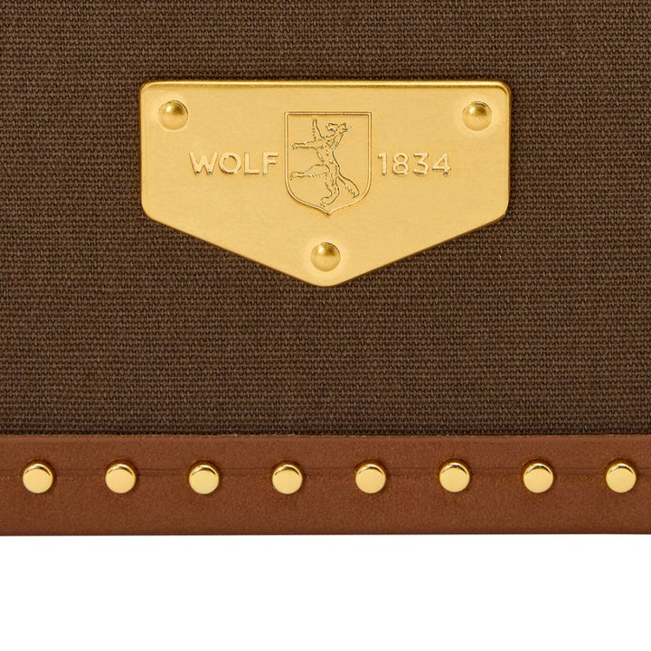 Wolf Ida Trunk Jewellery Box Khaki