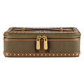 Ida Travel Zip Jewellery Case Khaki