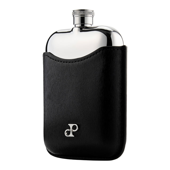 Wolf Philipp Hip Flask With Cover Black