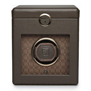 Earth Single Watch Winder With Storage Coffee